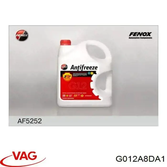 Антифріз концентрат VAG G012A8DA1 ціна, від 4.31 USD