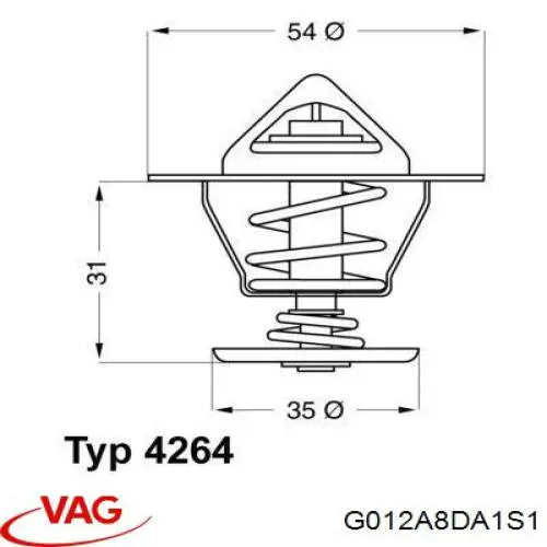 G012A8DA1S1 VAG Охолоджуюча рідина