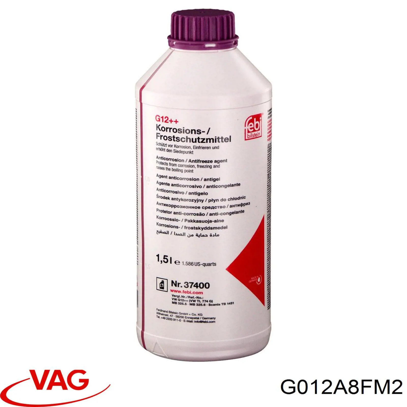 Антифріз концентрат VAG G012A8FM2 ціна, від 10.59 USD