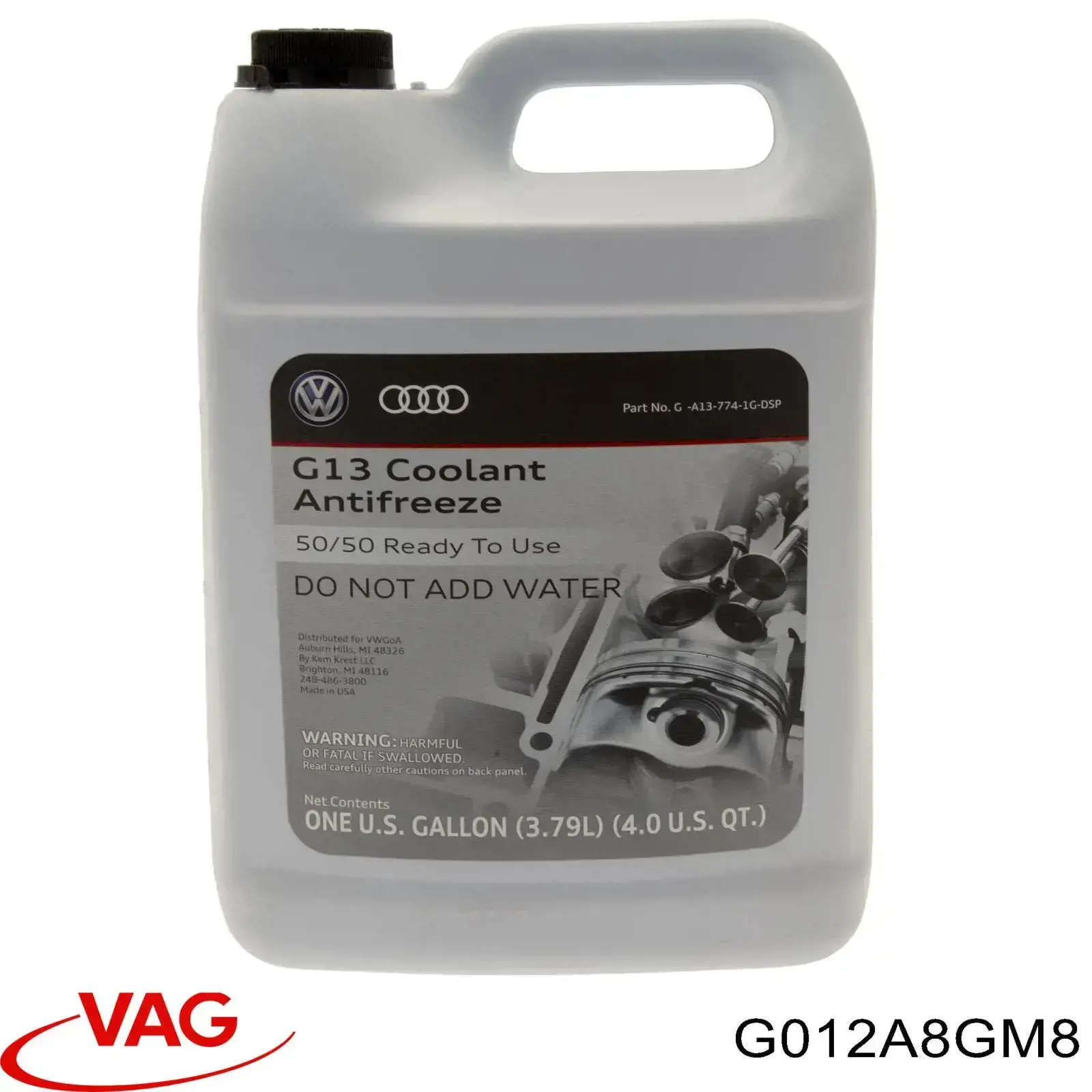 Антифріз концентрат VAG G012A8GM8 ціна, від 30.26 USD