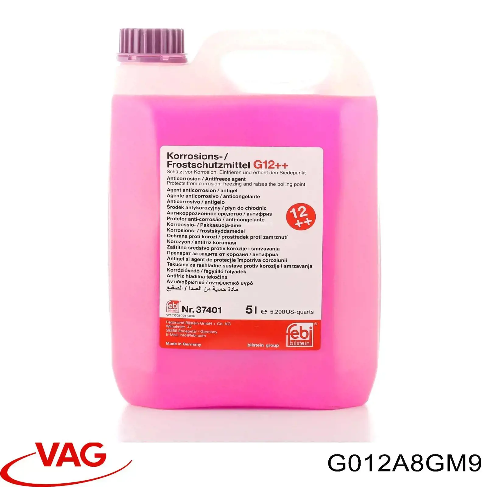 Антифріз концентрат VAG G012A8GM9 ціна, від 182.32 USD