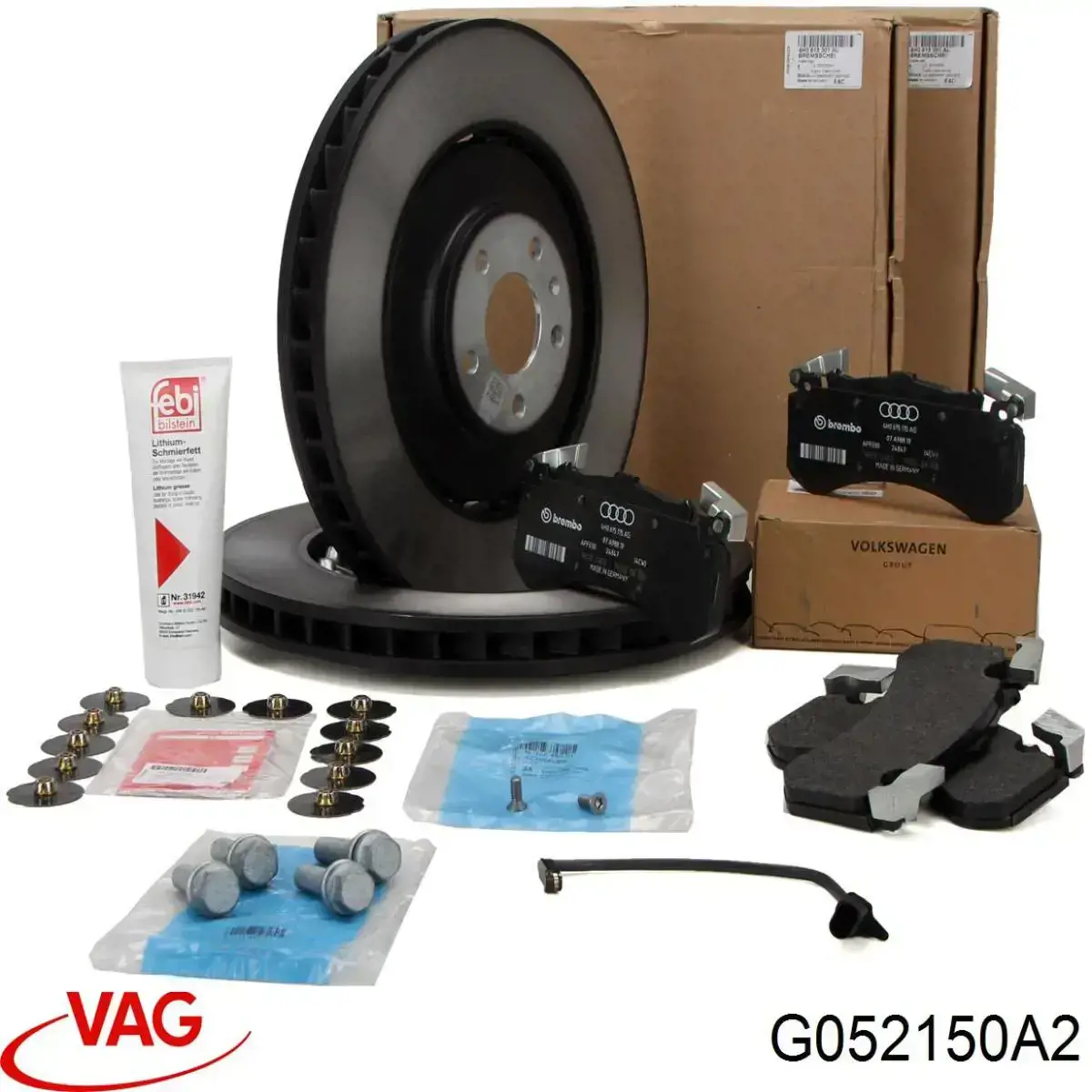Мастило гальмівних систем VAG G052150A2 ціна, від 14.82 USD