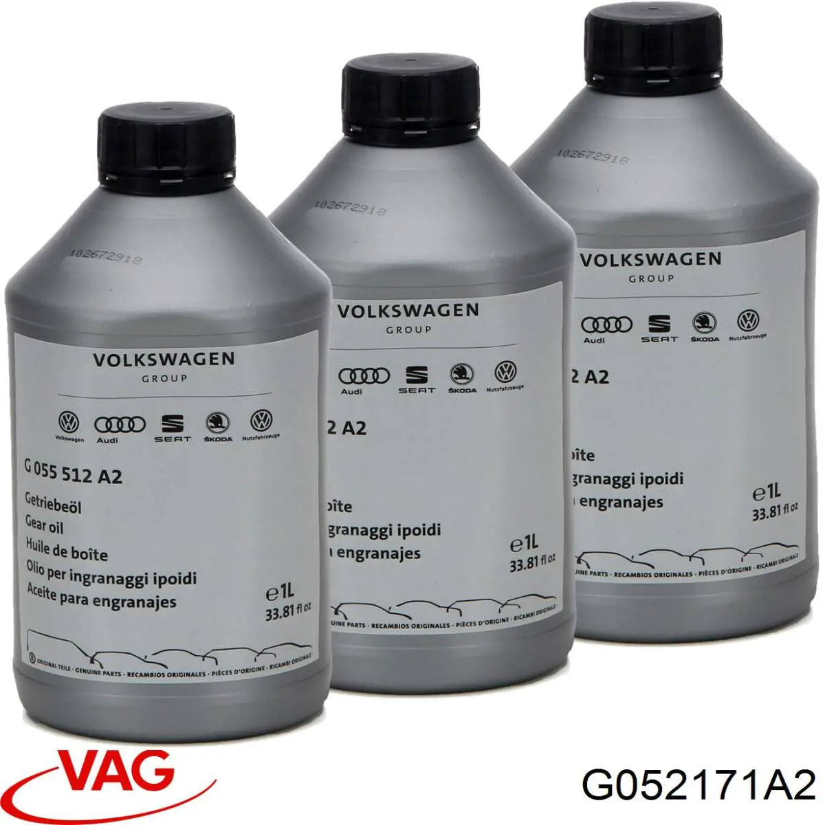 G052171A2 VAG Масло для роздавальної коробки