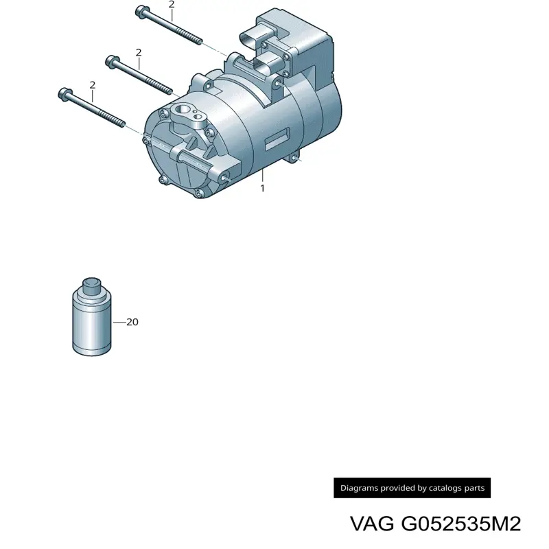 G055535M2 VAG Мастило компресорне