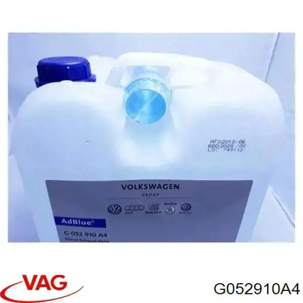 Купити G052910A4 VAG Засіб для нейтралізації відпрацьованих газів, сечовина