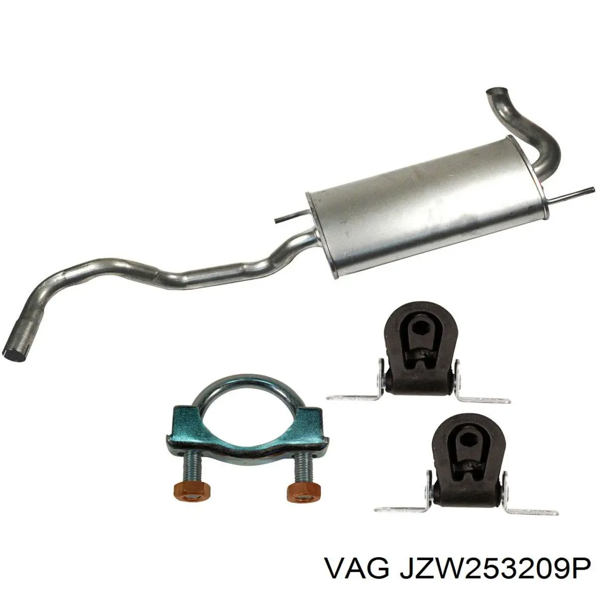 Купити JZW253209P VAG Вихлоп