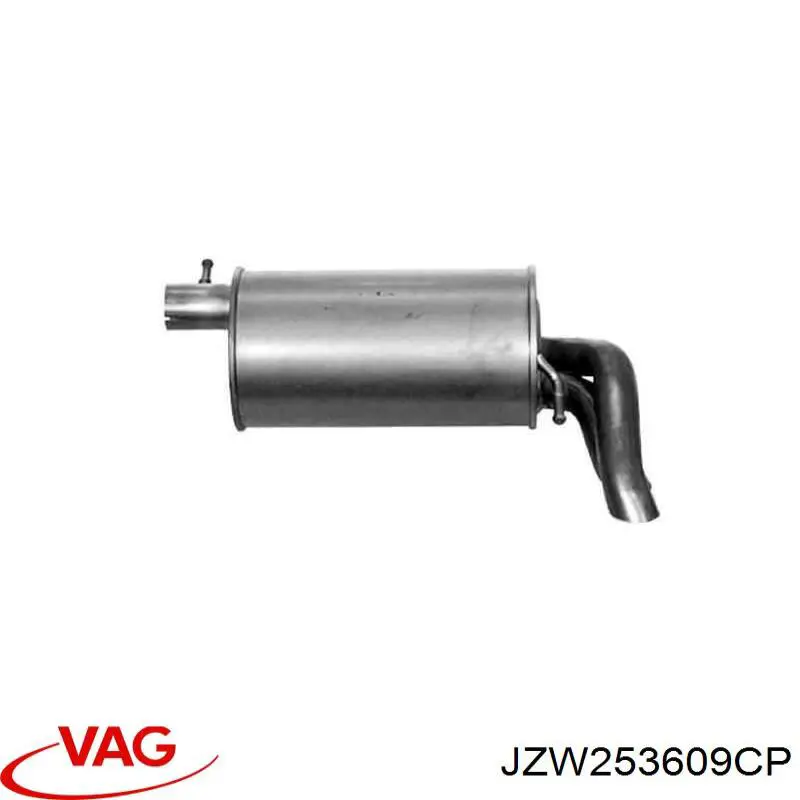 Вихлоп VAG JZW253609CP ціна, від 58.55 USD