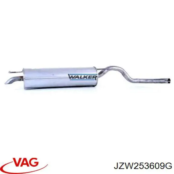 Вихлопна труба VAG JZW253609G ціна, від 53.26 USD