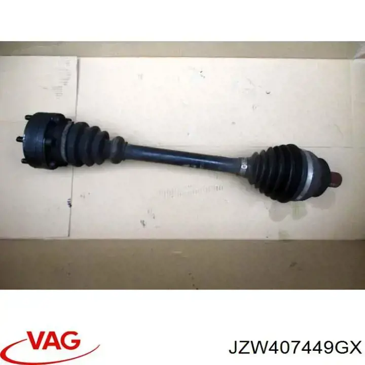 JZW407449GX VAG Привід передній правий
