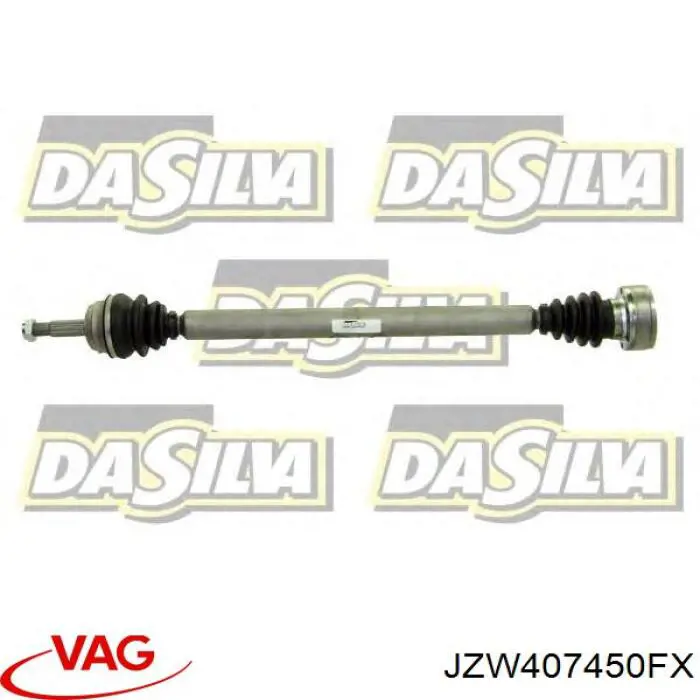 JZW407450FX VAG Привід передній правий