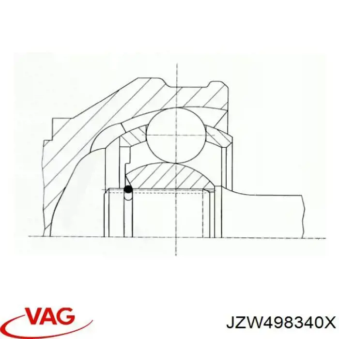 Граната колісна VAG JZW498340X ціна, від 25.02 USD