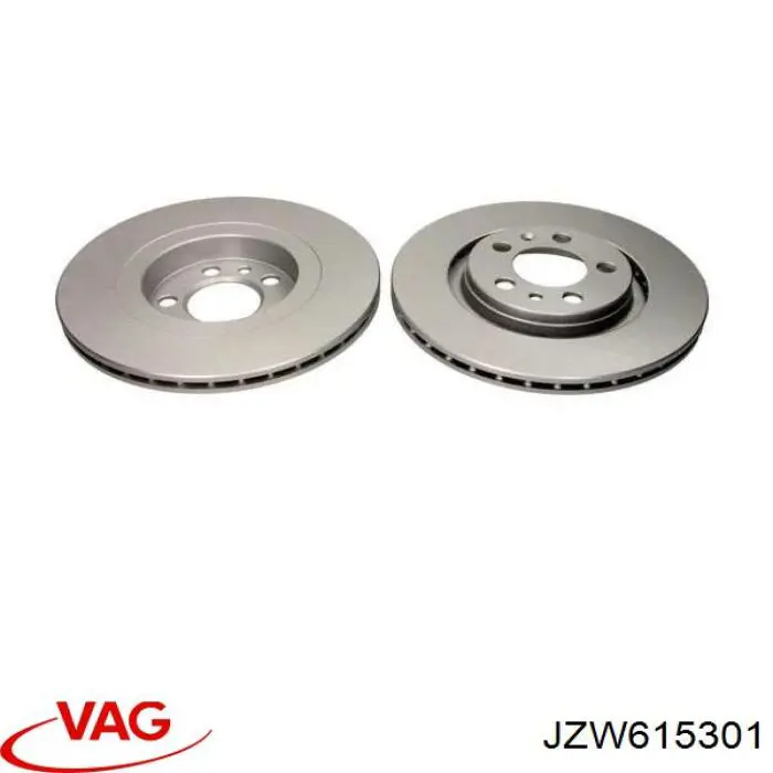 Гальмівні диски передні JZW615301 VAG