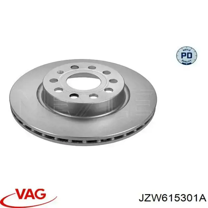 JZW615301A VAG диск гальмівний передній