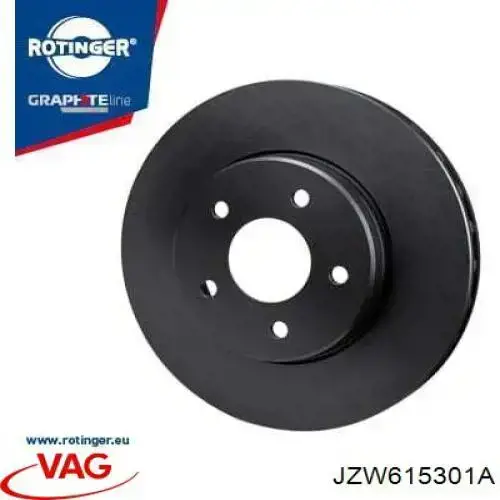 Купити JZW615301A VAG Ротор гальмівний