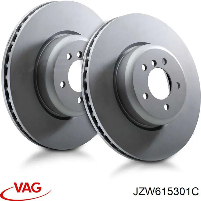 JZW615301C VAG диск гальмівний передній