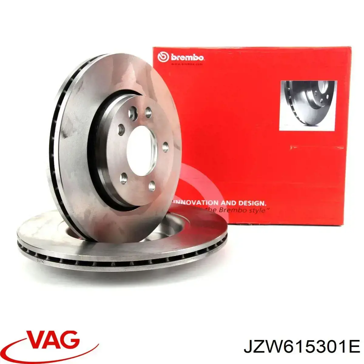 Диск переднього гальма VAG JZW615301E ціна, від 61.87 USD