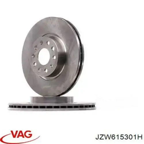 JZW615301H VAG диск гальмівний передній