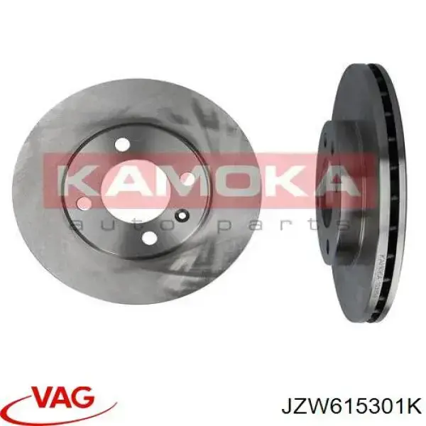 Диск переднього гальма VAG JZW615301K ціна, від 10.79 USD