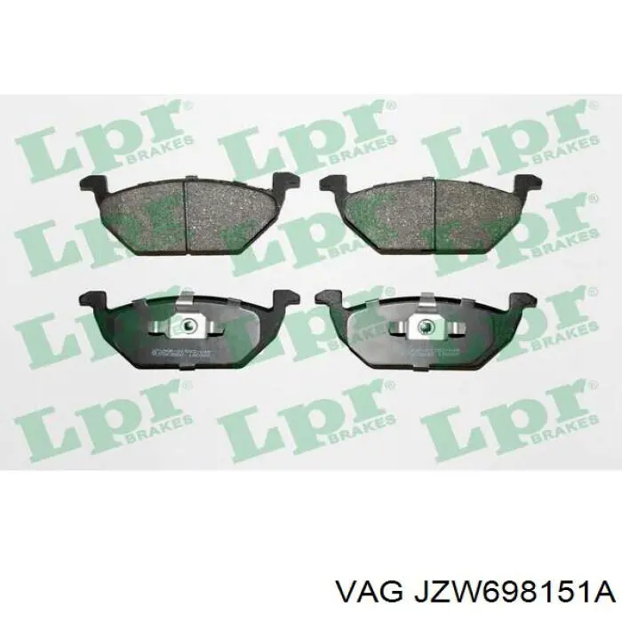 Тормозні колодки VAG JZW698151A