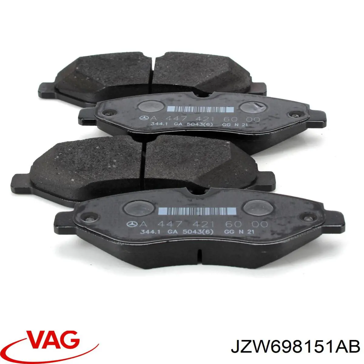Гальмівні колодки VAG JZW698151AB ціна, від 30.33 USD