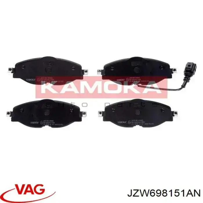 Купити JZW698151AN VAG Колодки гальмівні передні, дискові
