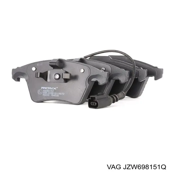 JZW698151Q VAG Передні гальмівні колодки