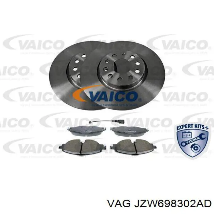 JZW698302AD VAG Гальмо дискове переднє