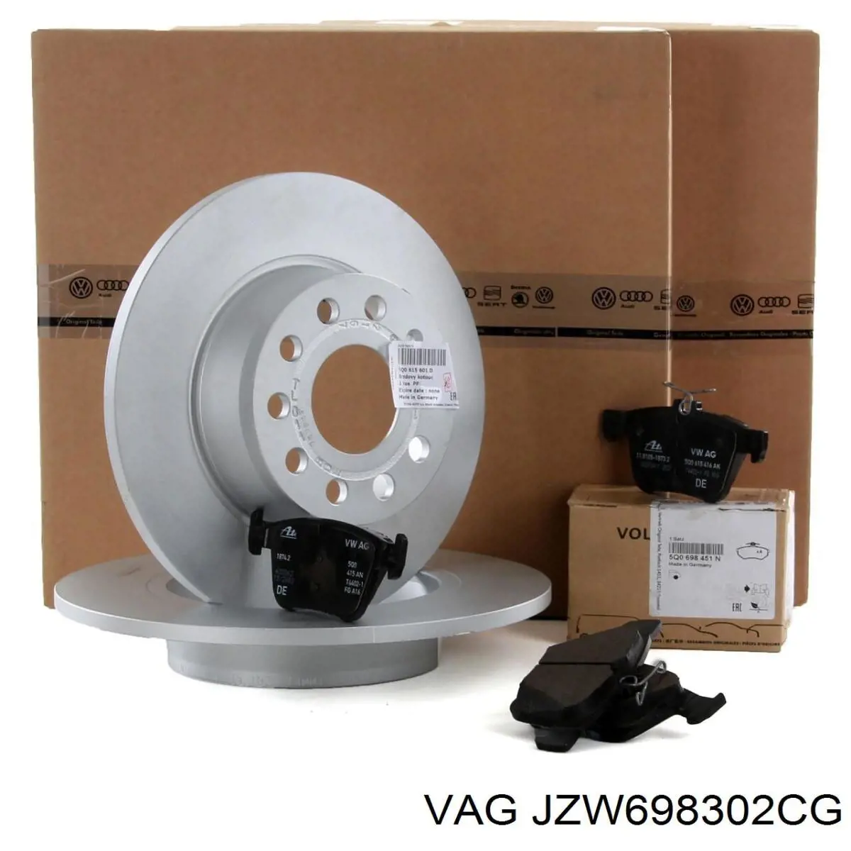 Купити JZW698302CG VAG Ротор гальмівний
