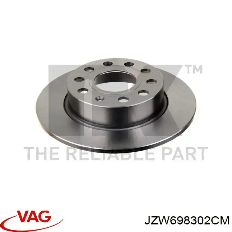 Ремкомплект передніх гальм VAG JZW698302CM ціна, від 34.26 USD