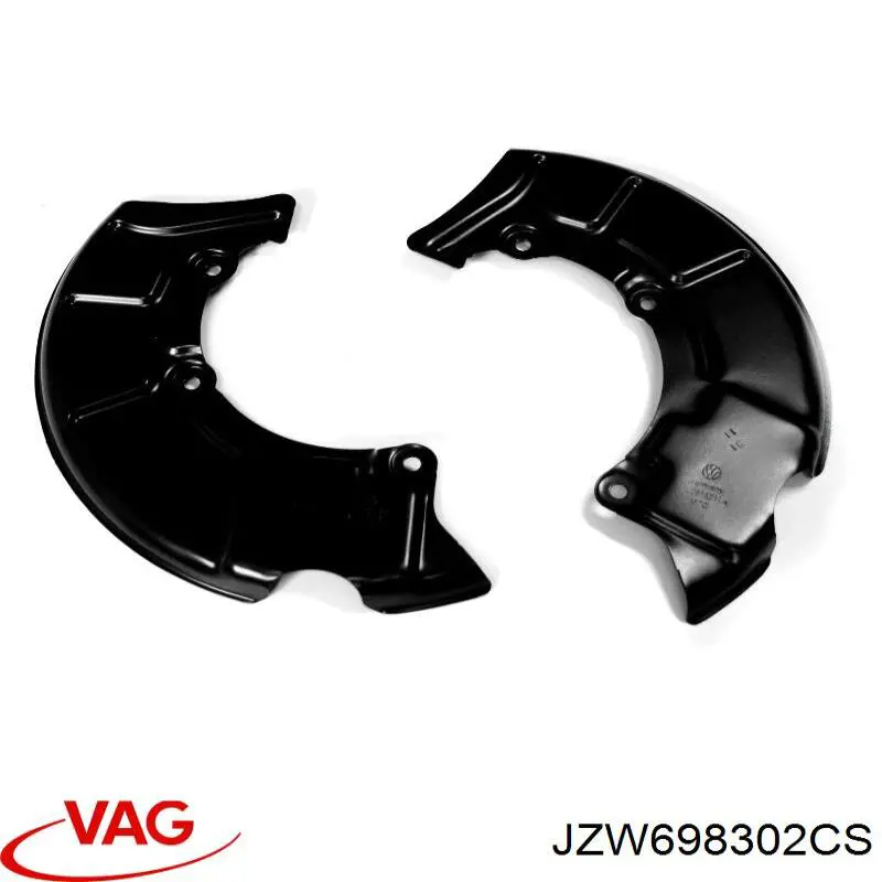 JZW698302CS VAG Ремкомплект передніх гальм