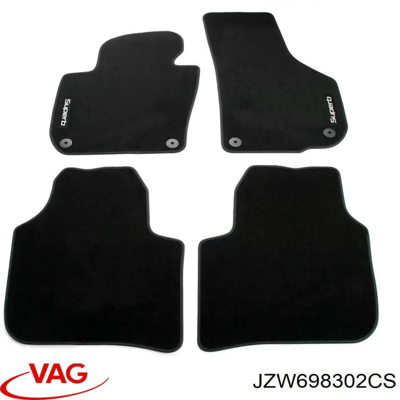 Ремкомплект передніх гальм VAG JZW698302CS