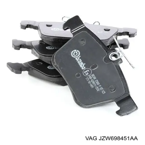 Задні гальмівні колодки VAG JZW698451AA ціна, від 53.26 USD
