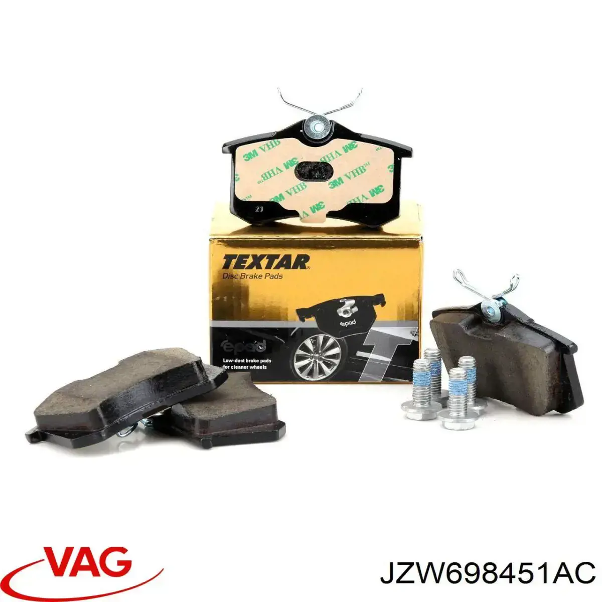 Задні дискові колодки VAG JZW698451AC