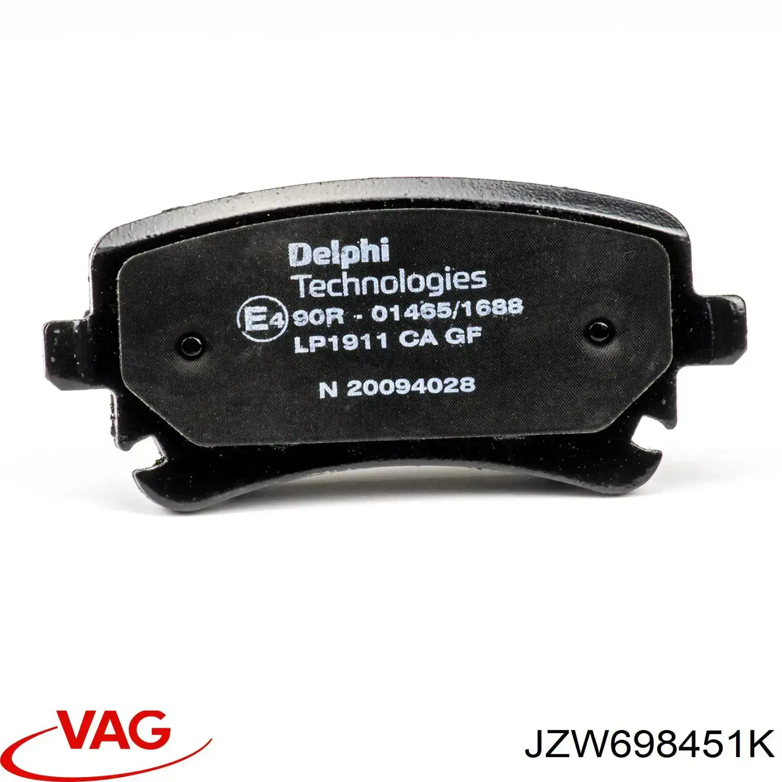 Задні дискові колодки VAG JZW698451K