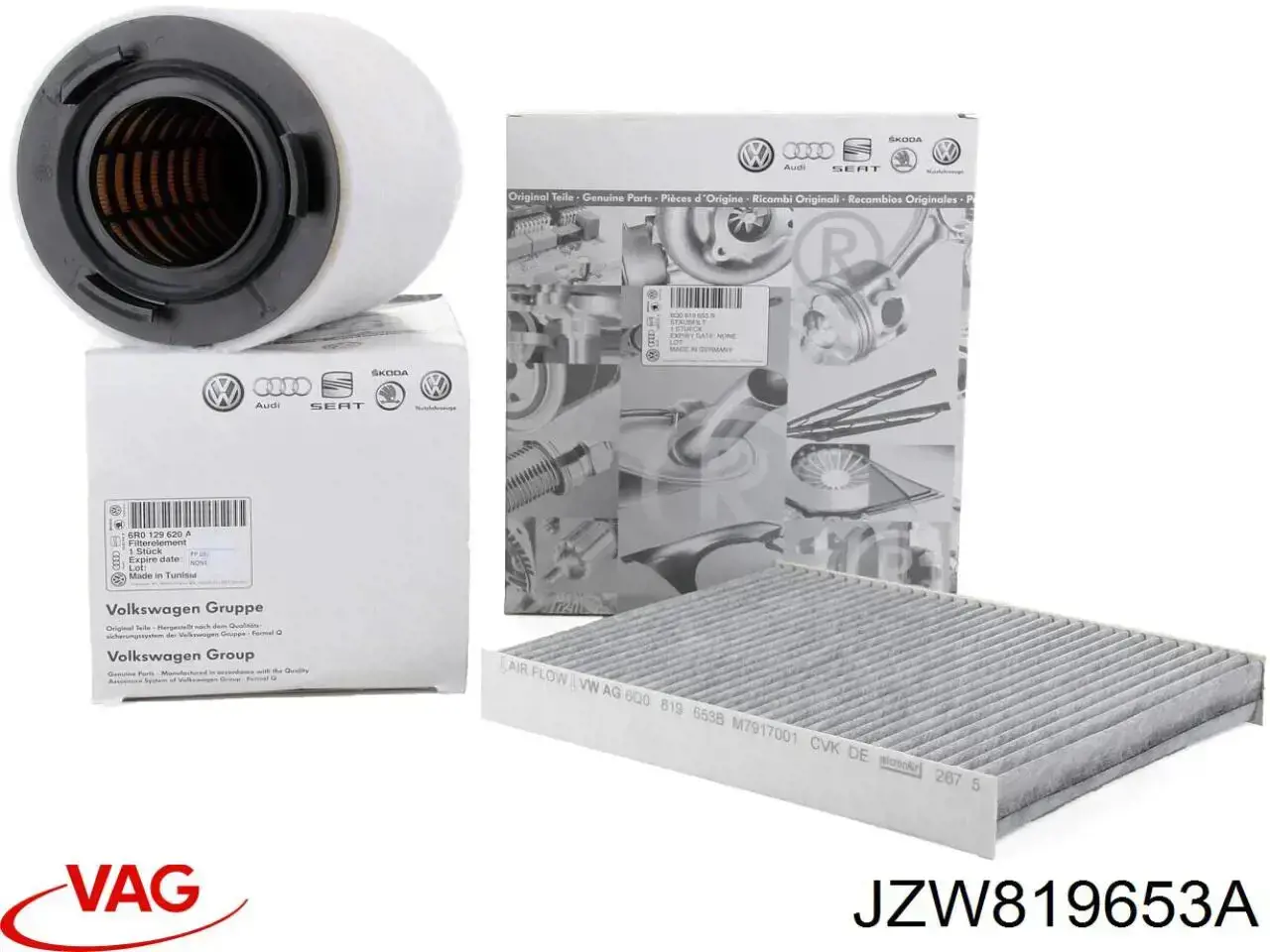 Фільтр салону JZW819653A VAG