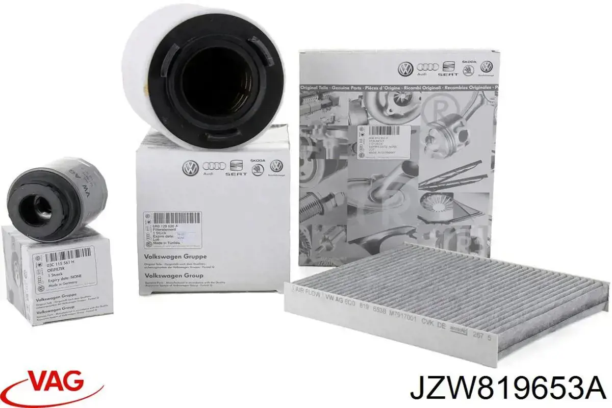 Фільтр повітряний обігрівача VAG JZW819653A ціна, від 4.21 USD