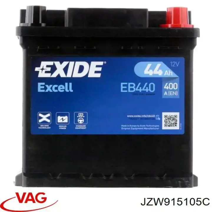 Купити JZW915105C VAG Автомобільна батарея