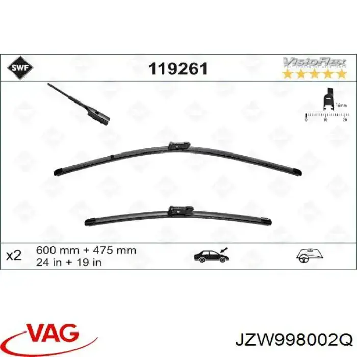  VAG JZW998002Q ціна, від 33.43 USD
