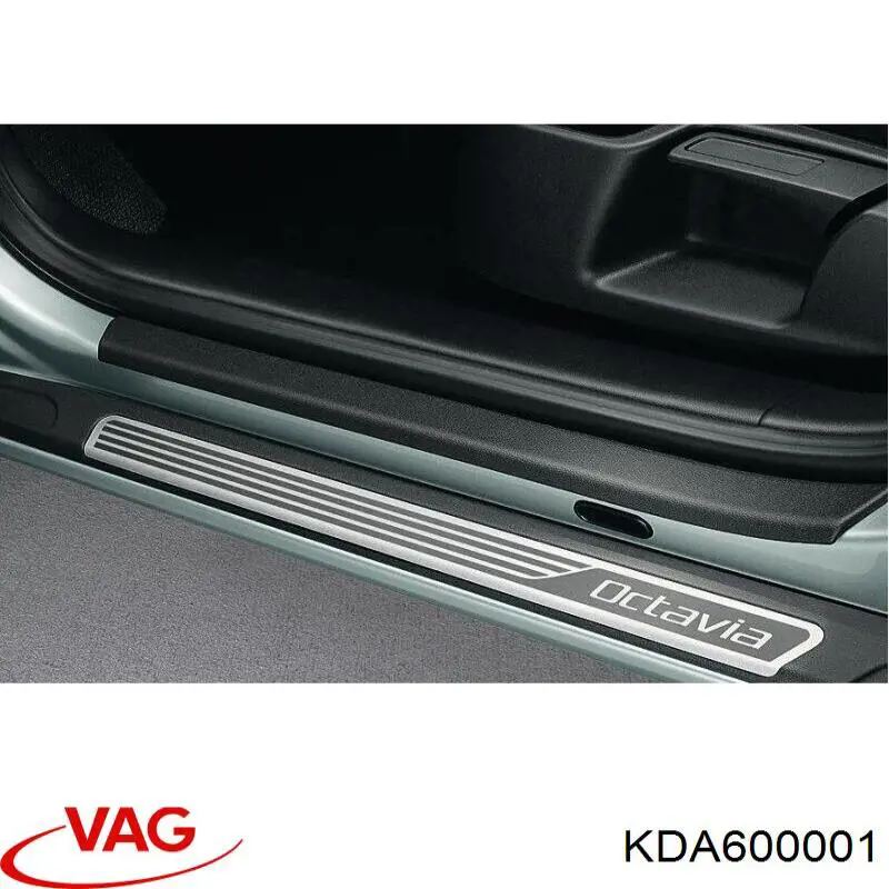 Купити KDA600001 VAG Накладка дверного порогу внутрішня, комплект 4 шт