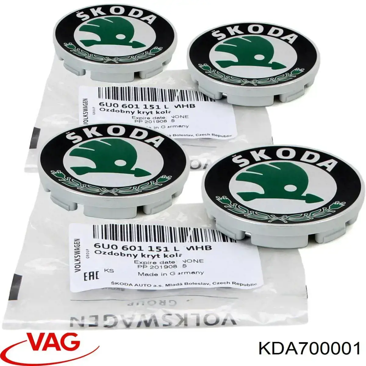 Купити KDA700001 VAG Накладка дверного порогу внутрішня, комплект 4 шт