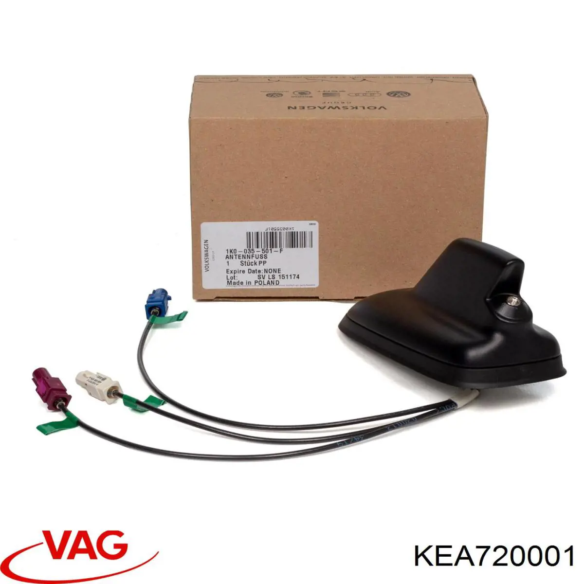 KEA720001 VAG бризковики задні, комплект