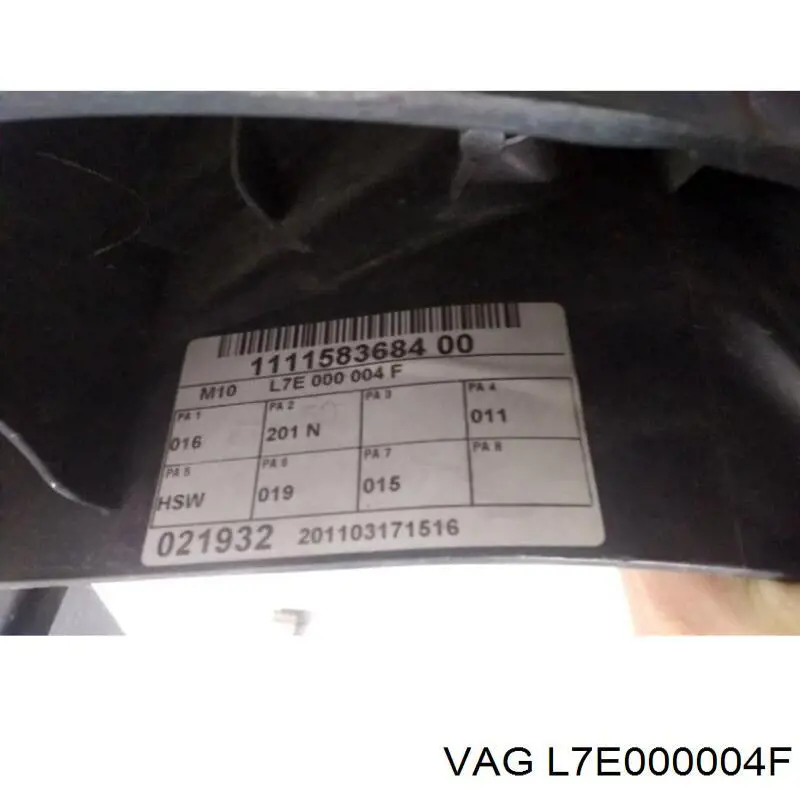 L7E000004F VAG 