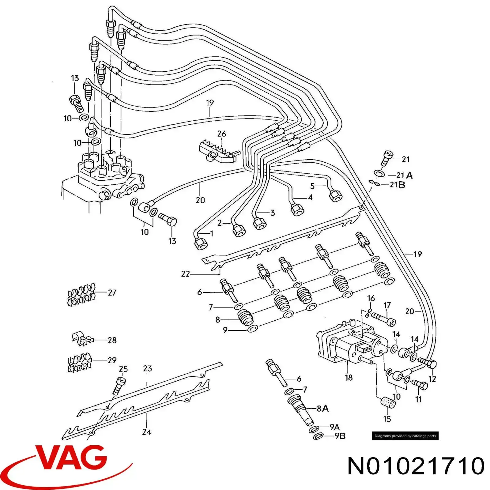 Купити N01021710 VAG 