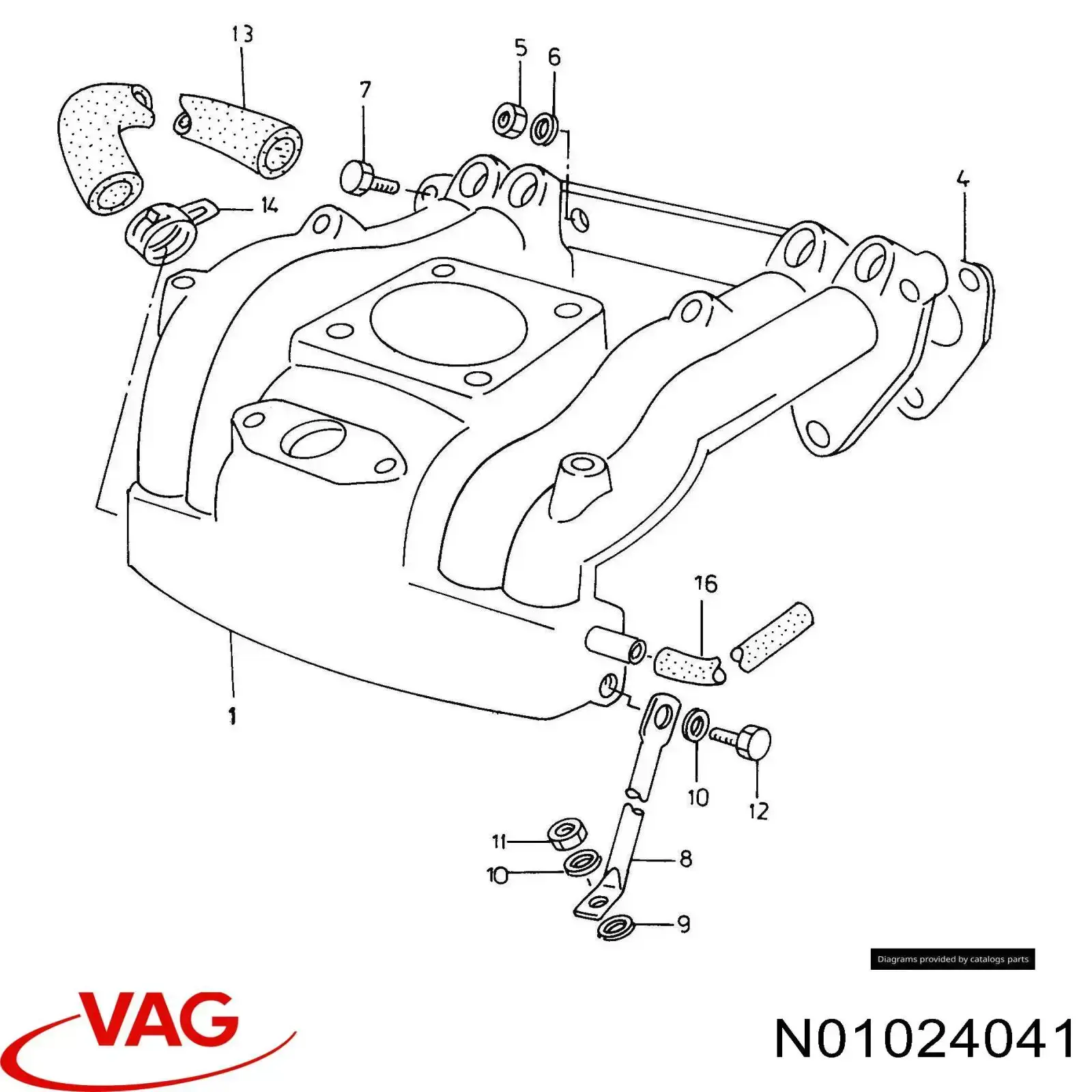  VAG N01024041 ціна, від 0.94 USD