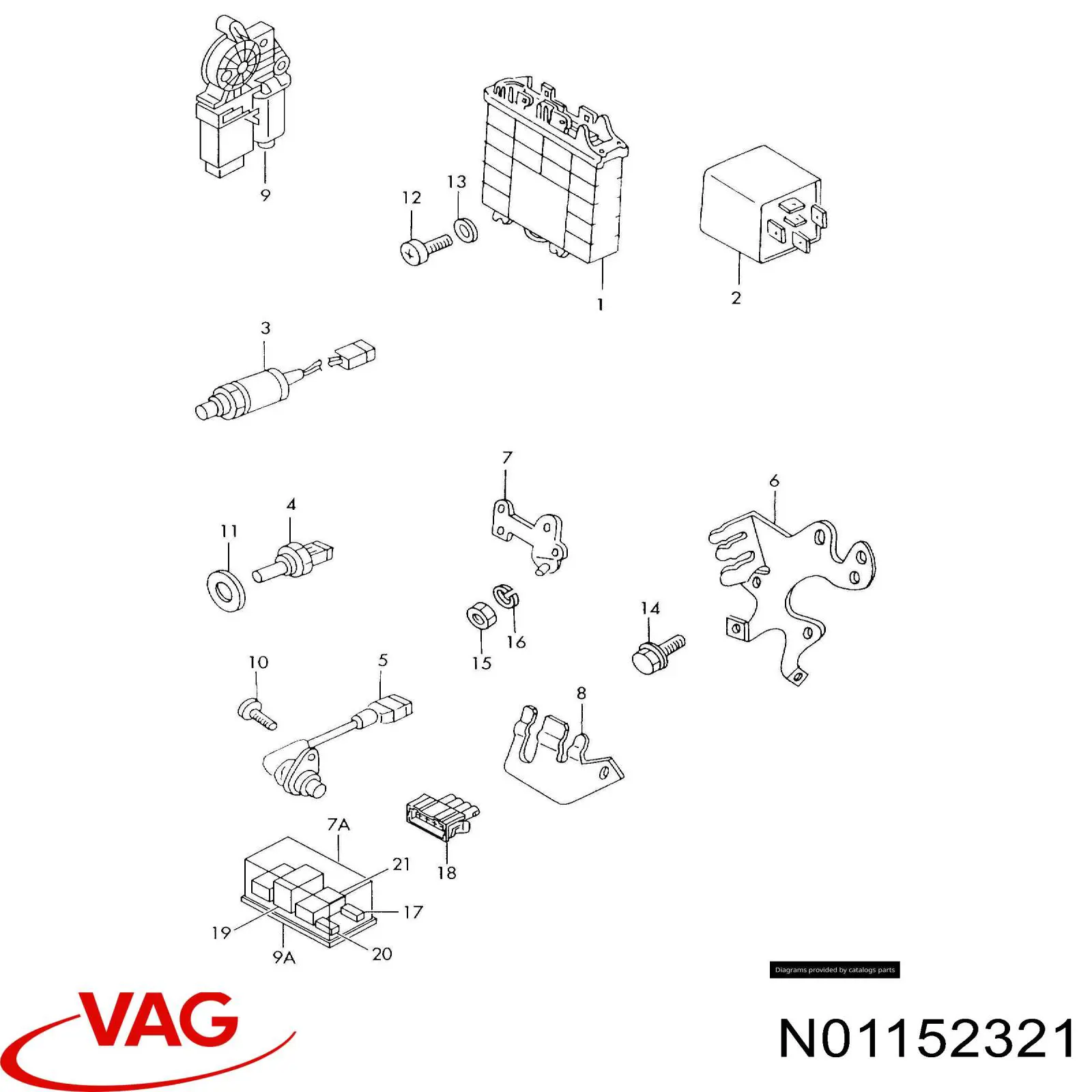  VAG N01152321 ціна, від 0.10 USD