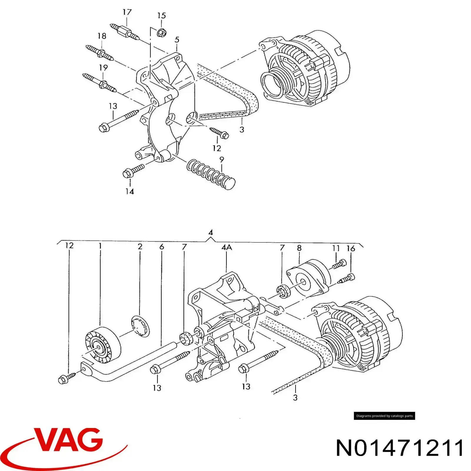  VAG N0147123 ціна, від 1.50 USD