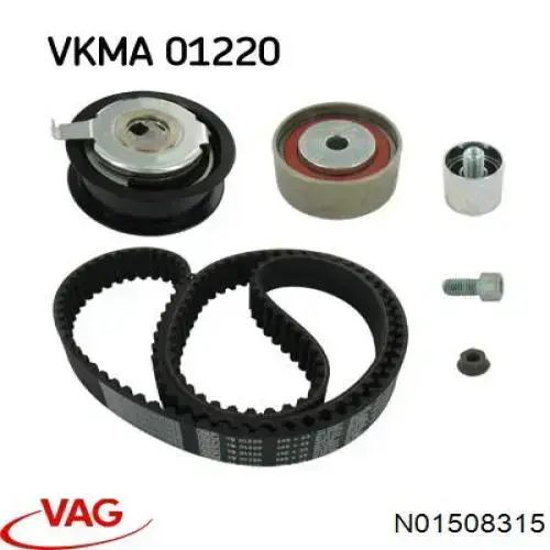Купити N01508315 VAG Болт/гайка кріплення