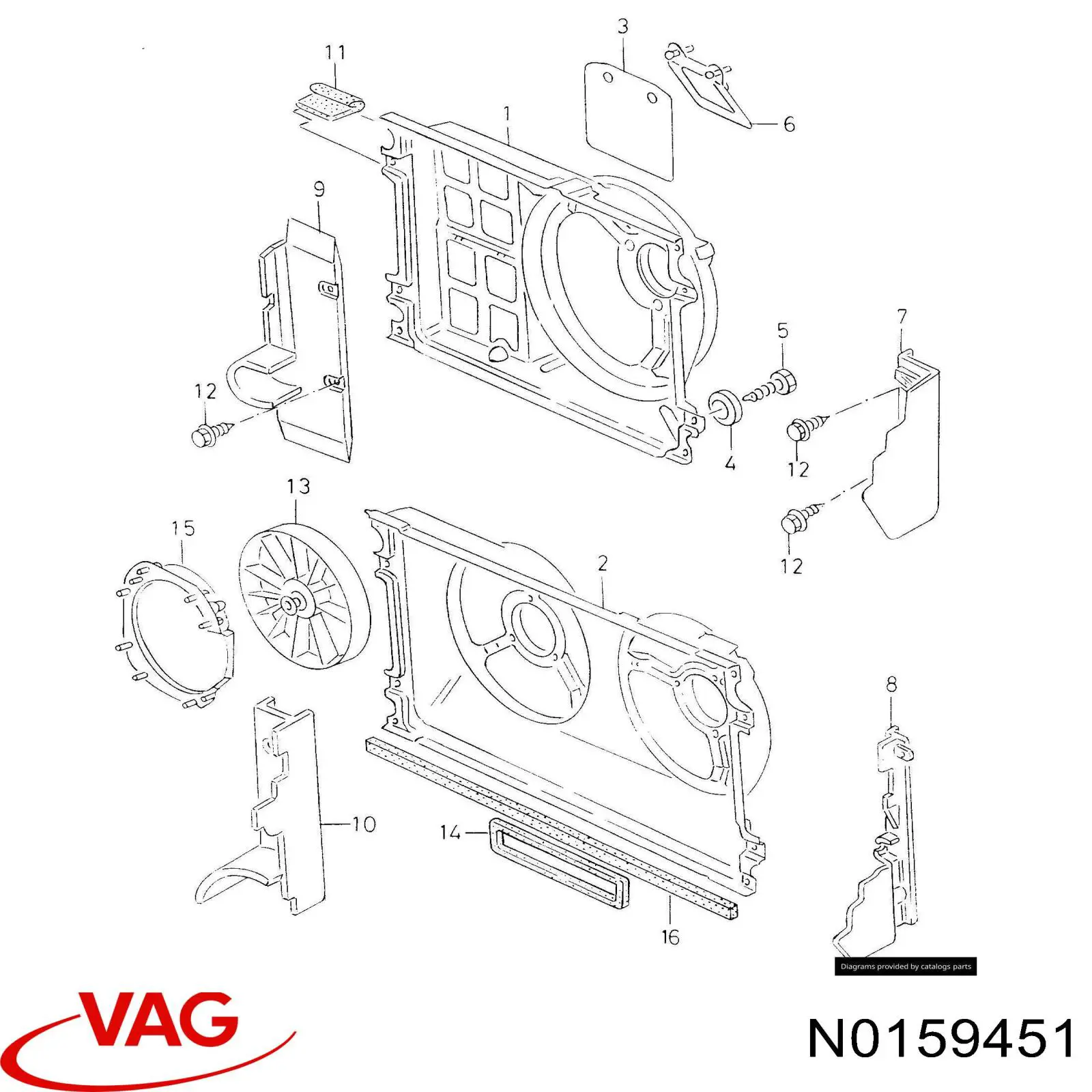  VAG N90124801 ціна, від 2.64 USD