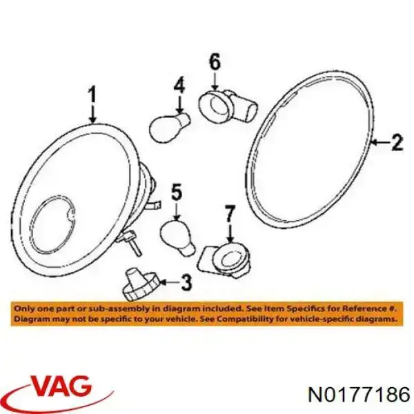 Купити N0177186 VAG Лампочки