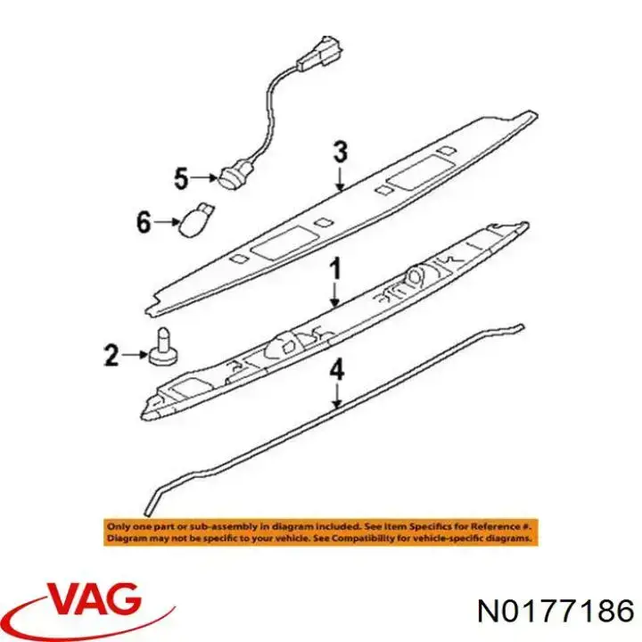 N0177186 VAG Лампа автомобільна